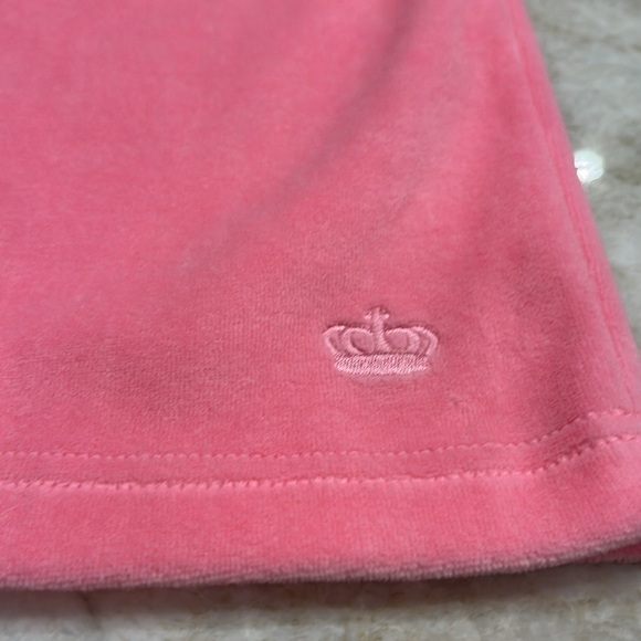 NEW Juicy Couture Pink Velour Mini Skirt | Y2K Style | Size L‎ | NWT - Picture 3 of 11